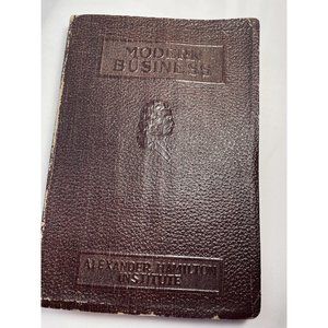 Modern Business Alexander Hamilton Institute Budgetar Control 1930 Vintage Book